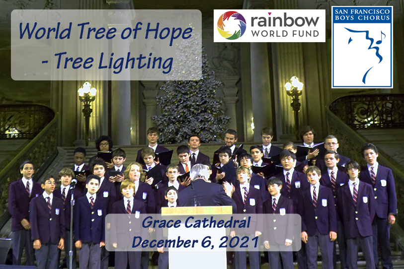 Tree Lighting Ceremony World Tree of Hope San Francisco