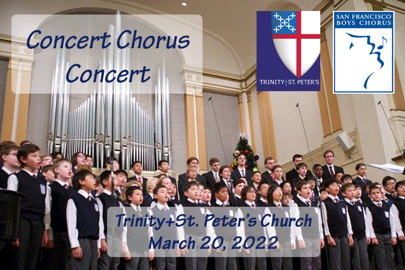 Trinity March 2022 Boys Chorus Concert