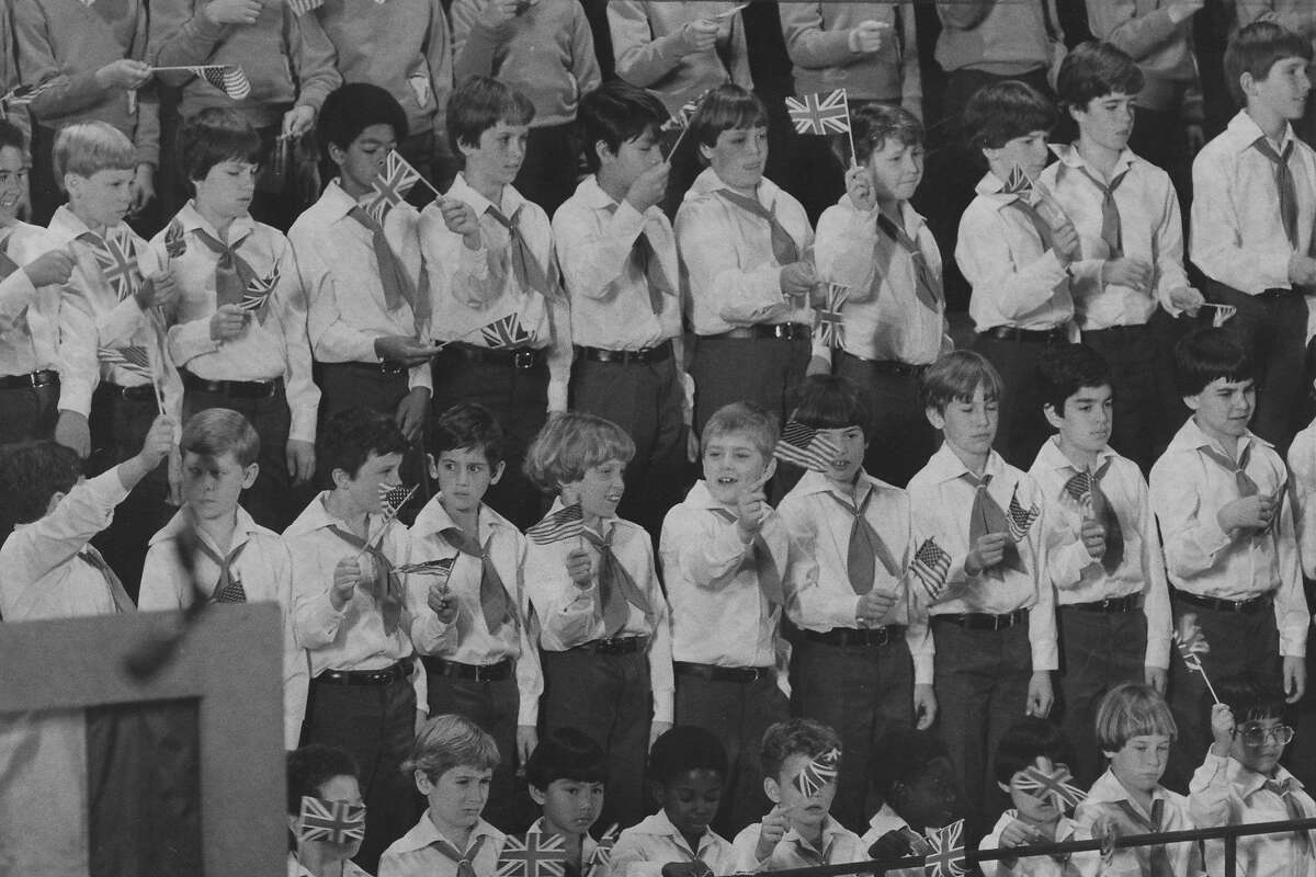 1983 Boys Chorus Greets The Queen's Visit to San Francisco